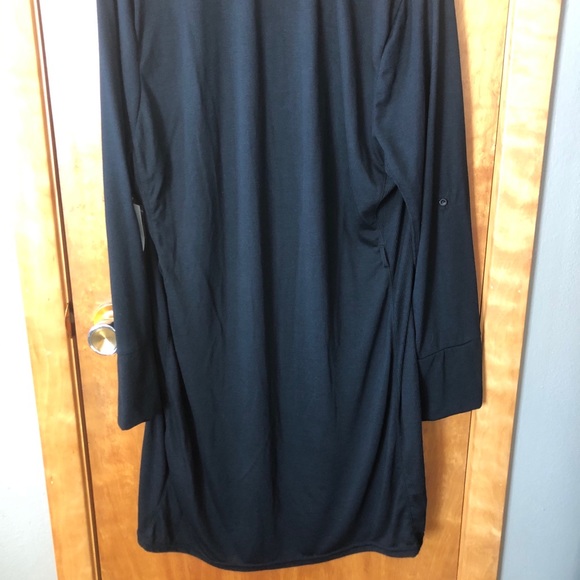 Long Black Button Down Women’s Plus Dress NWT - Picture 6 of 6